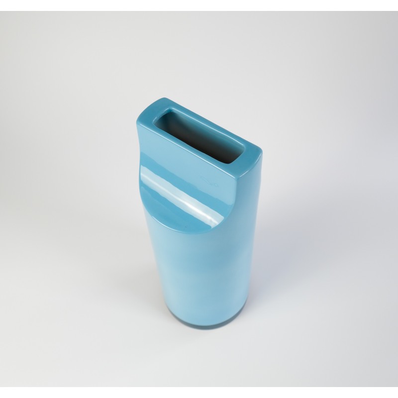 Vintage earthenware model 592 vase by Ettore Sottsass for Habitat, 2000