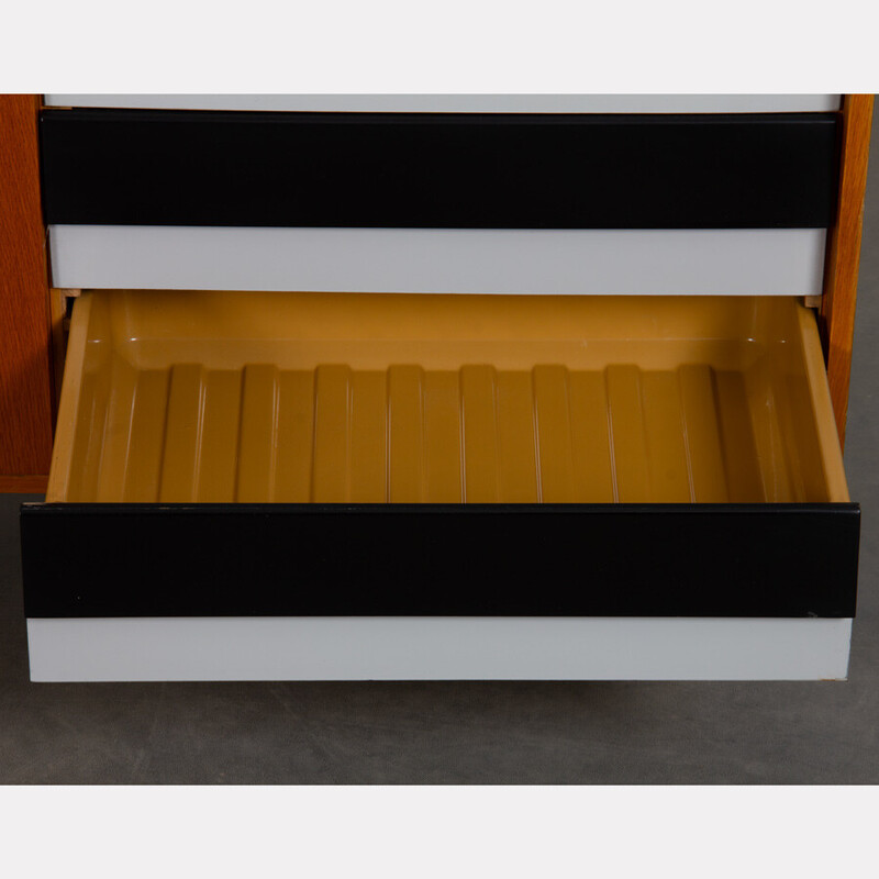 Vintage sideboard model U-460 in oak by Jiri Jiroutek for Interier Praha, Czechoslovakia 1960