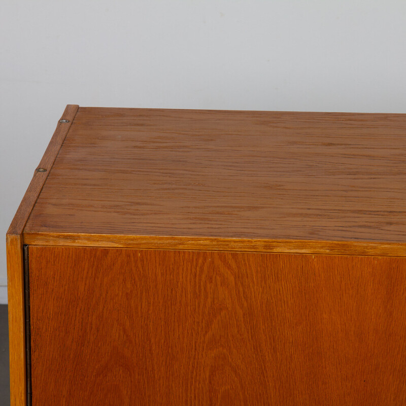 Vintage sideboard model U-460 in oak by Jiri Jiroutek for Interier Praha, Czechoslovakia 1960