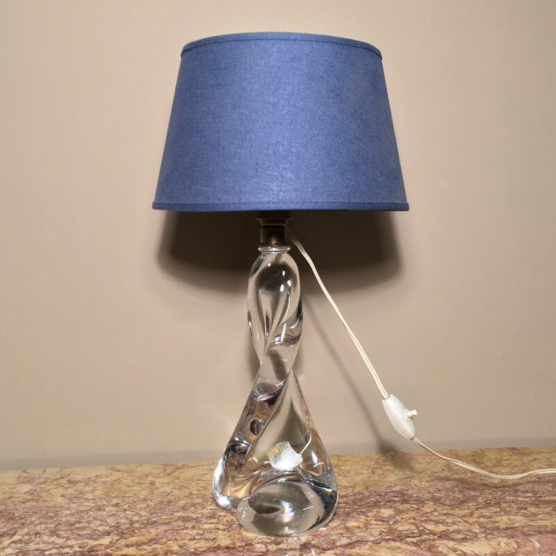 Val Saint Lambert table lamp - 1960s