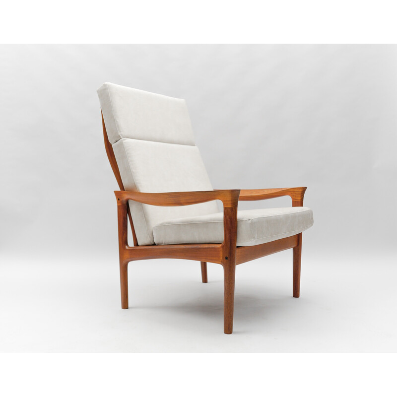 Vintage teak armchair for Illum Wikkelsoe, Denmark 1960