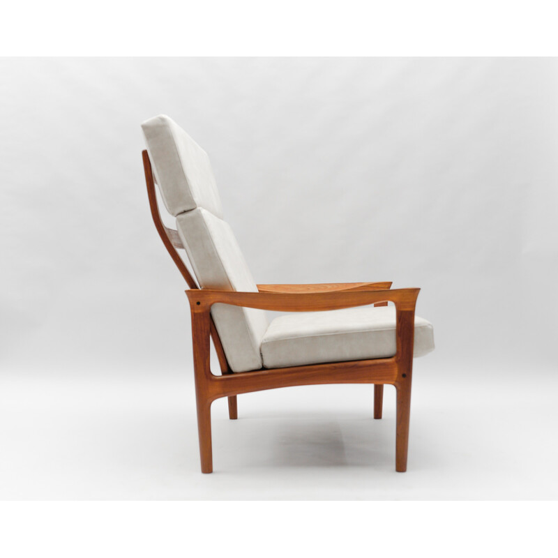 Vintage teak armchair for Illum Wikkelsoe, Denmark 1960