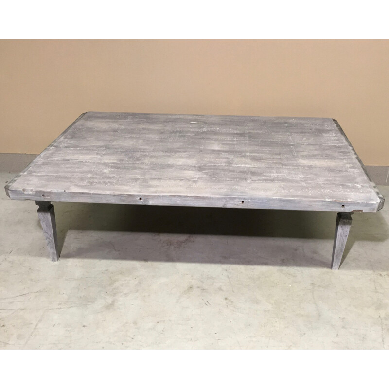 Vintage brick pallet coffee table, 1950