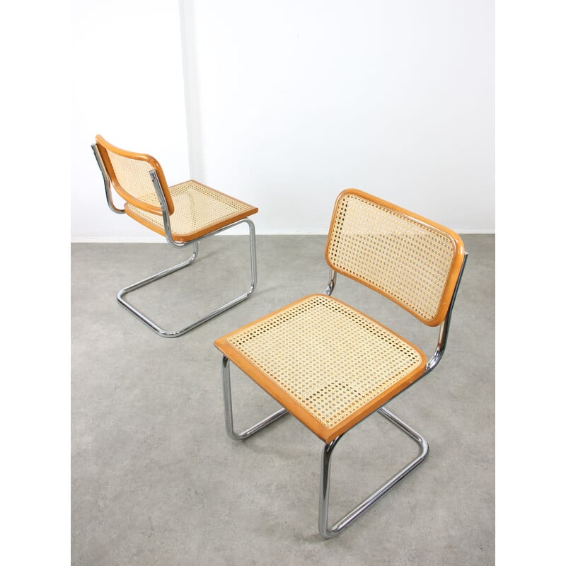 Vintage B32 Cesca Stühle von Marcel Breuer, 1980