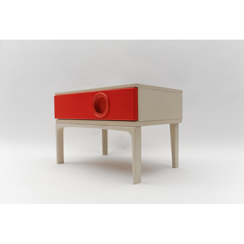 Vintage series 1 drawer with red front, 1970