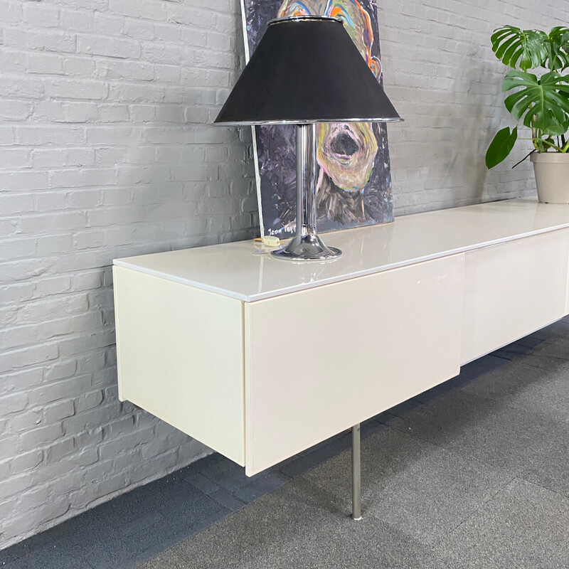 Vintage "Xilitalia" sideboard in aluminum and wood by Antonio Citterio and Paolo Nava, Italy 1999