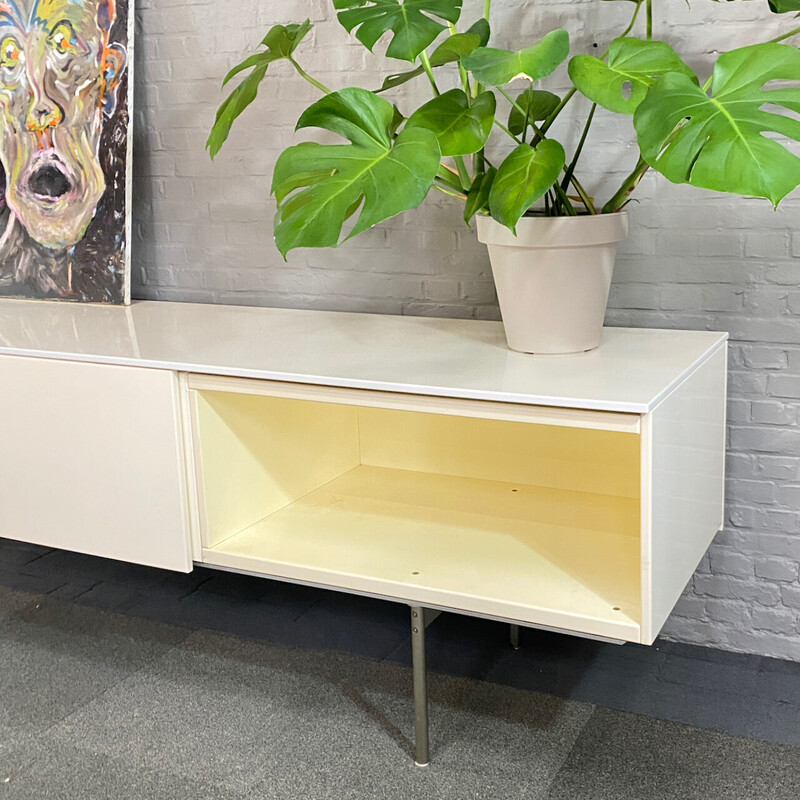 Vintage "Xilitalia" sideboard in aluminum and wood by Antonio Citterio and Paolo Nava, Italy 1999