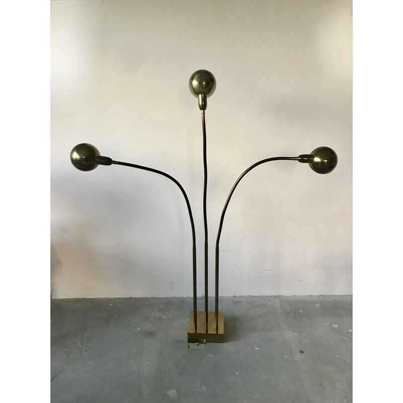 Vintage Hydra Floor Lamp By Pierre Folie For Jacques Charpentier, 1970