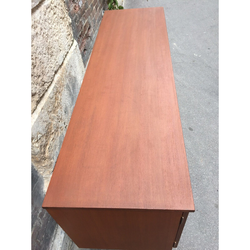 Vintage teak sideboard with three drawers - 1960s