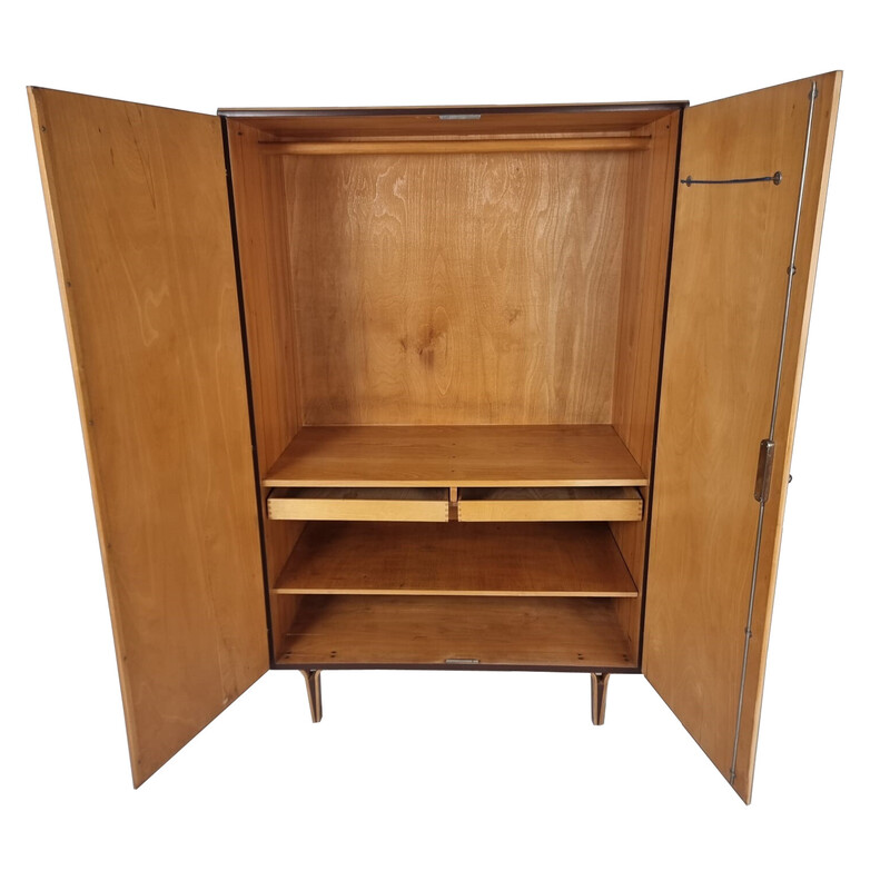 Dekorierter Holzschrank im Vintage-Stil, 1970