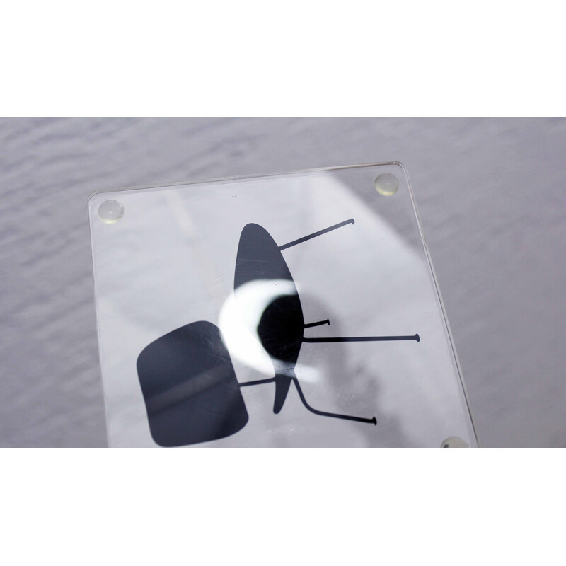 Set of 5 vintage acrylic coasters by Charles and Ray Eames for Vitra, 1950