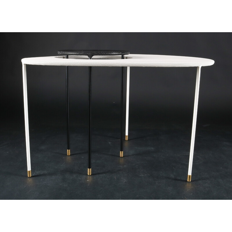 Vintage Kangaroo coffee table in powder-coated metal by Mathieu matégot for Gubi, 1956