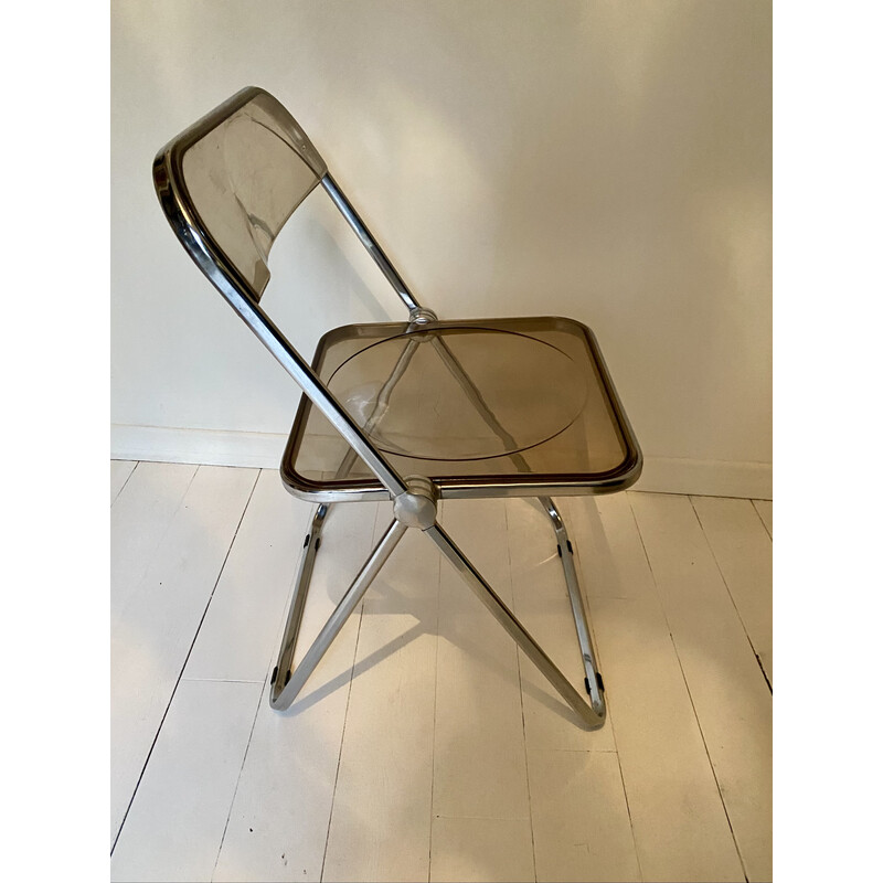 Vintage Plia chairs by Giancarlo Piretti for Castelli, 1970