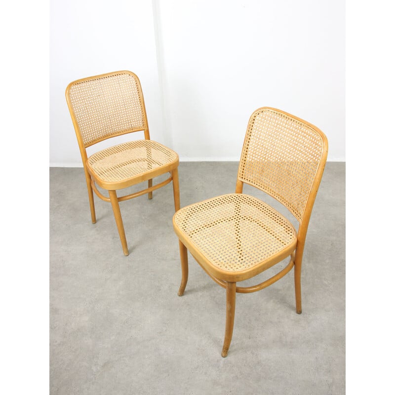 Pair of vintage No. 811 chairs by Michael Thonet