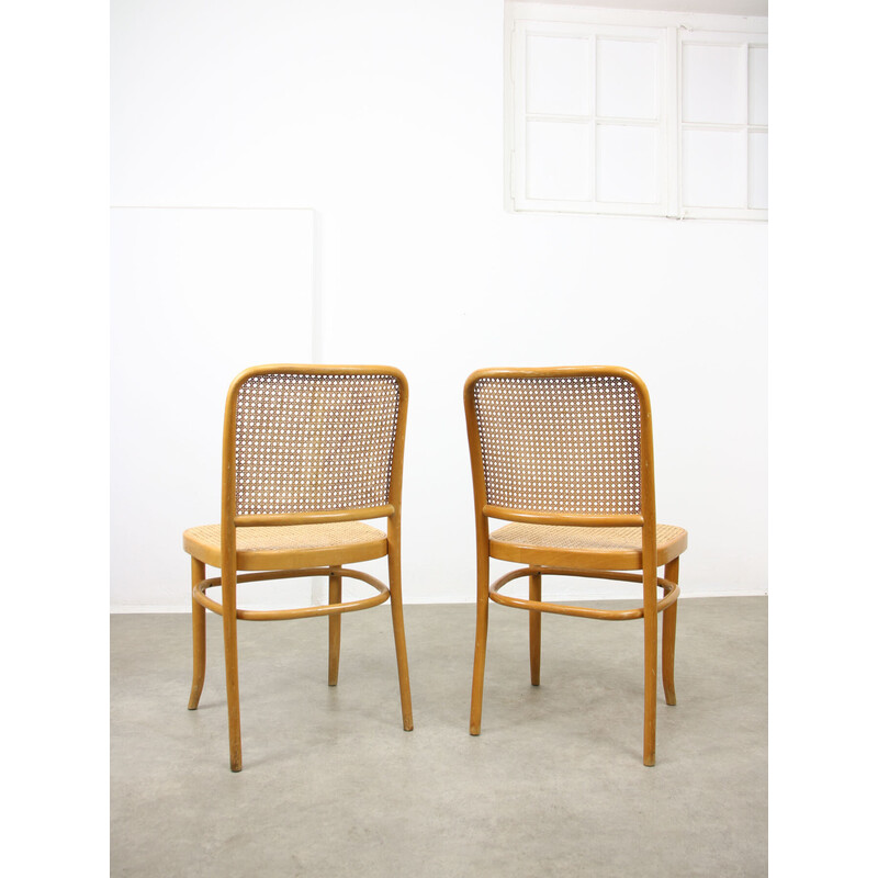 Pair of vintage No. 811 chairs by Michael Thonet