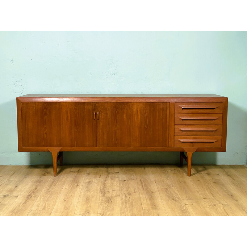 Vintage teak sideboard by Lb Kofod Larsen for Faarup Mobelfrabrik, Denmark 1960