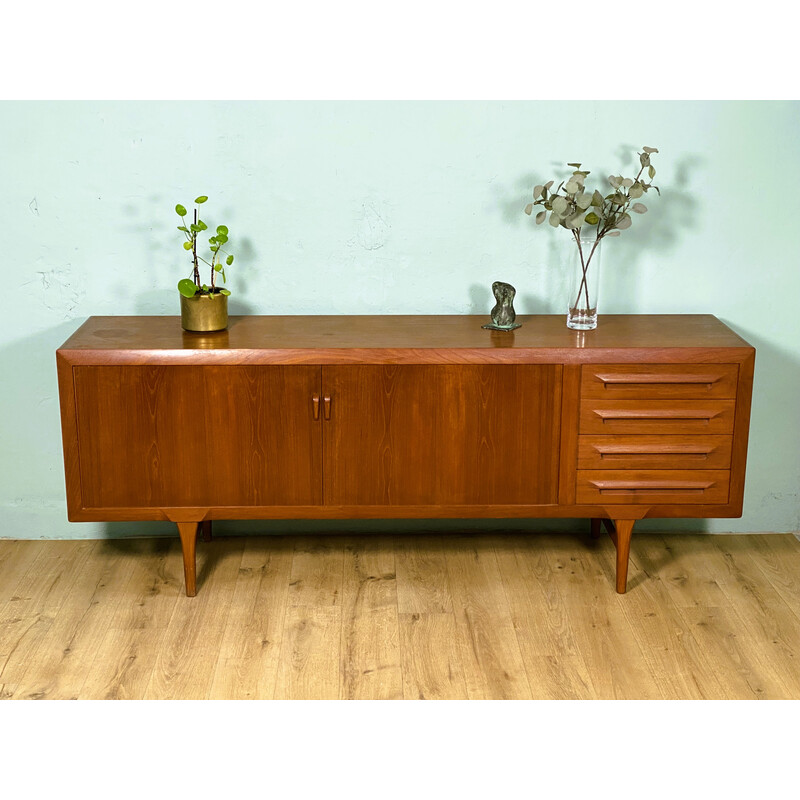 Vintage teak sideboard by Lb Kofod Larsen for Faarup Mobelfrabrik, Denmark 1960