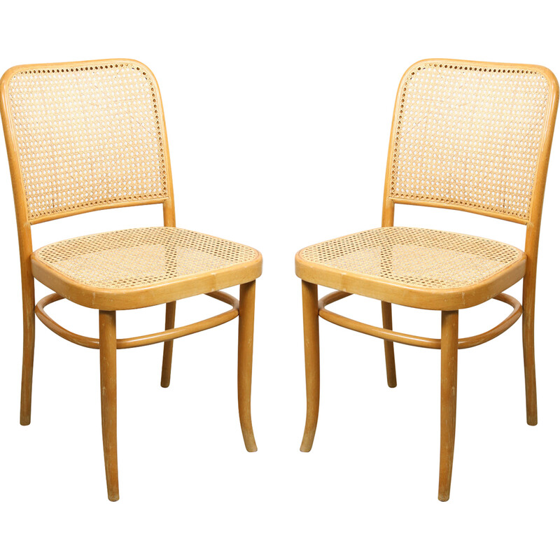 Pair of vintage No. 811 chairs by Michael Thonet