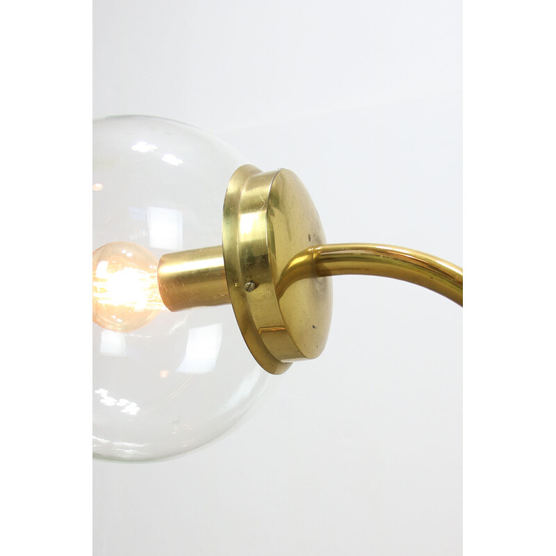 Vintage brass wall lamp, Italy 1960