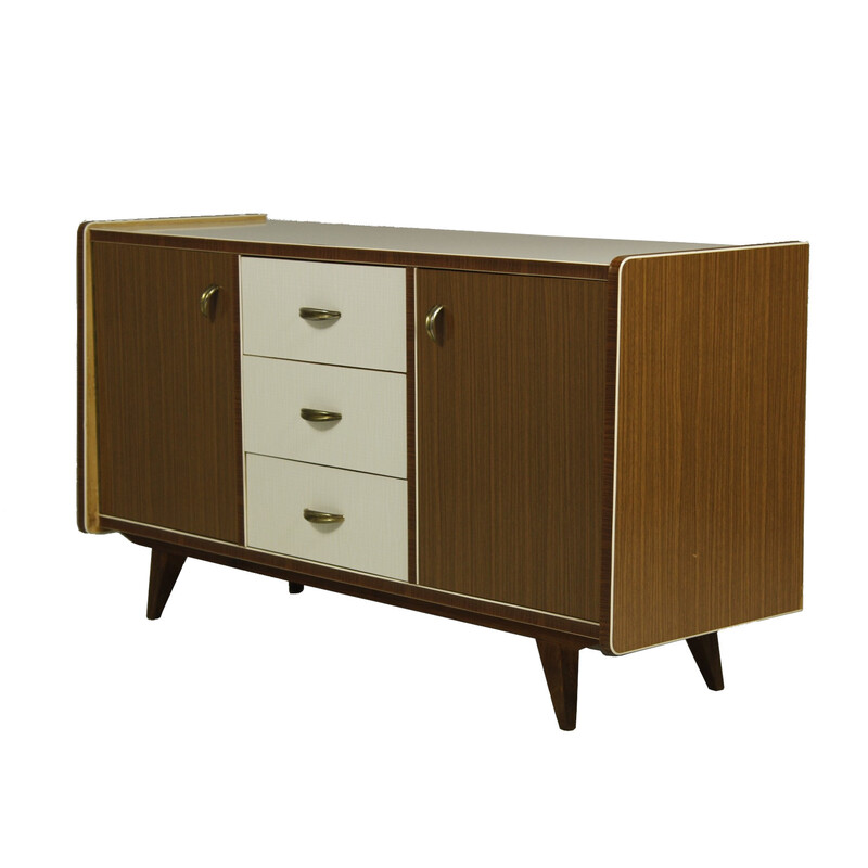 Vintage wood and formica sideboard, Germany 1960