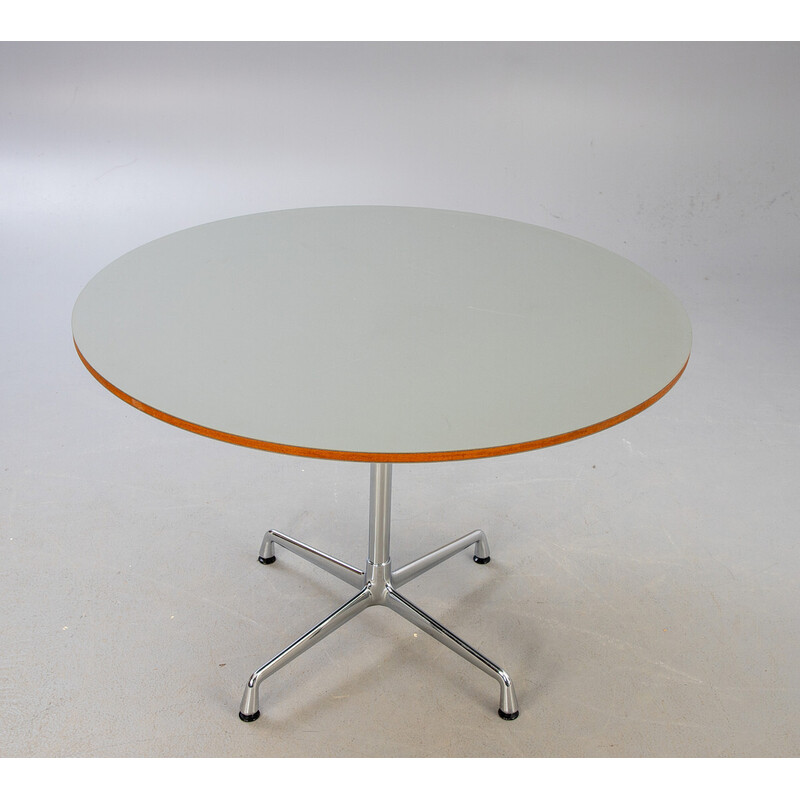 Tavolo rotondo vintage di Charles e Ray Eames per Vitra
