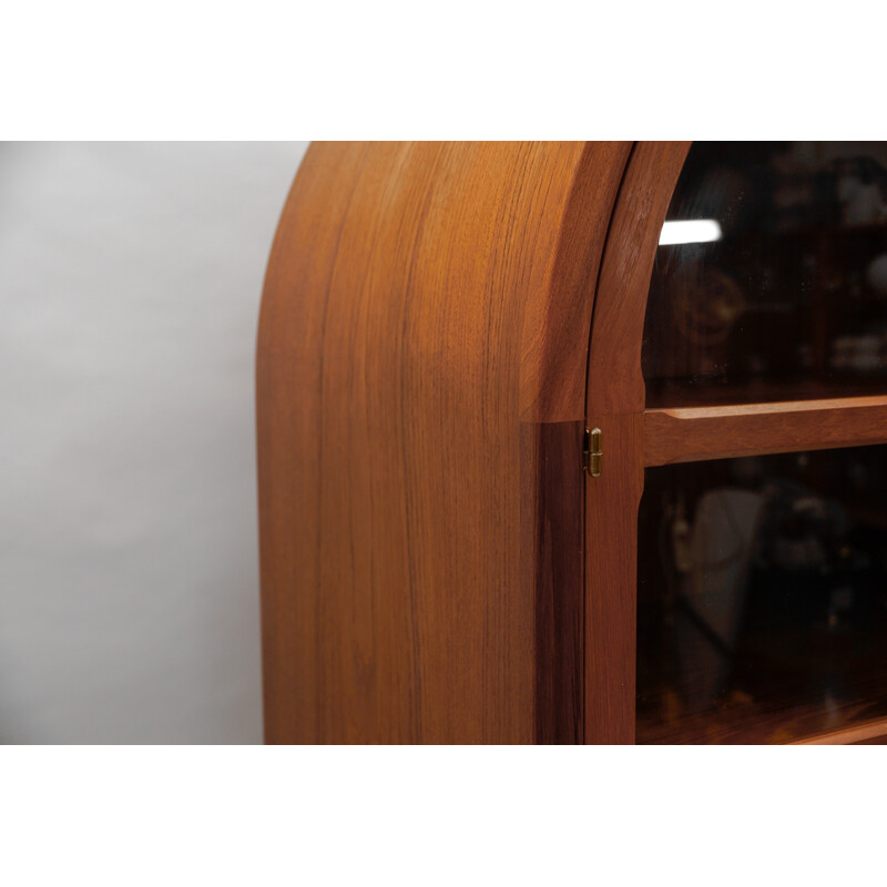 Vintage teak wood display cabinet, 1960