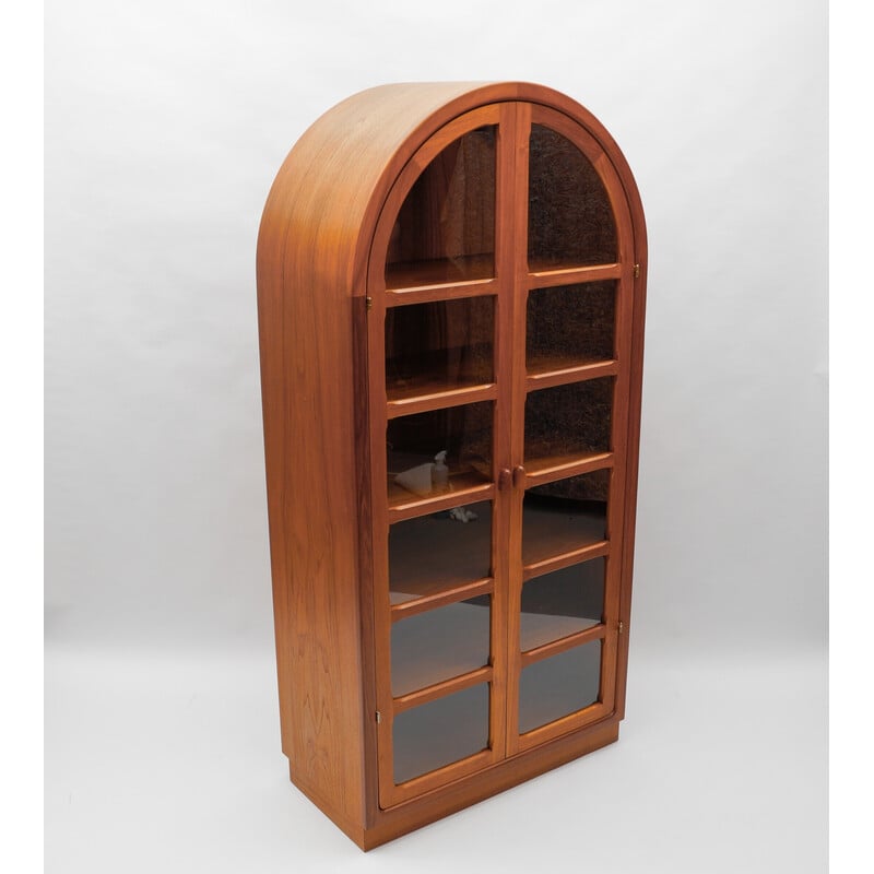 Vintage teak wood display cabinet, 1960