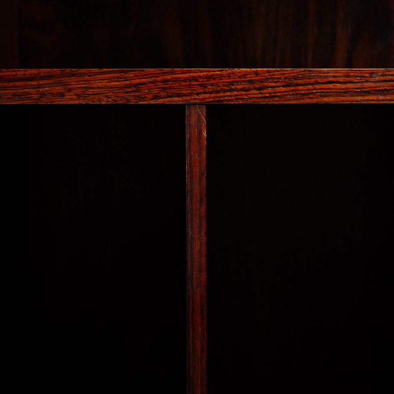 Vintage rosewood veneer bookcase for Brouer Mobelfabrik, Denmark 1960