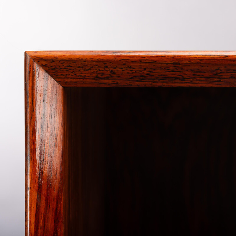 Vintage rosewood veneer bookcase for Brouer Mobelfabrik, Denmark 1960