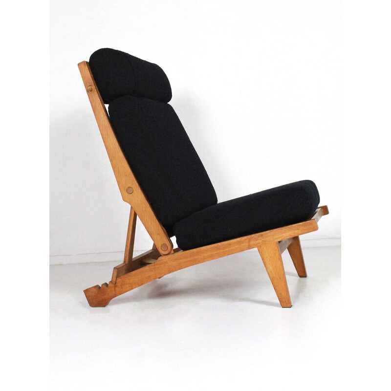 Vintage Sessel Modell AP71 aus massiver Eiche von Hans J Wegner für AP Stolen, Dänemark 1960