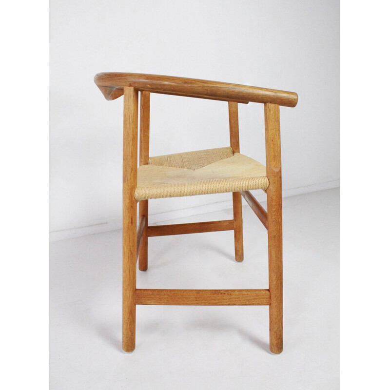 Vintage model PP102 armchair in solid wood by Hans J Wegner for PP Mobler, 1969