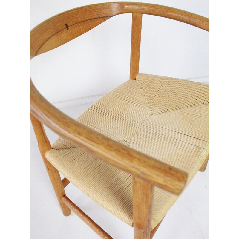 Fauteuil vintage modèle PP102 en bois massif de Hans J Wegner pour PP Mobler, 1969