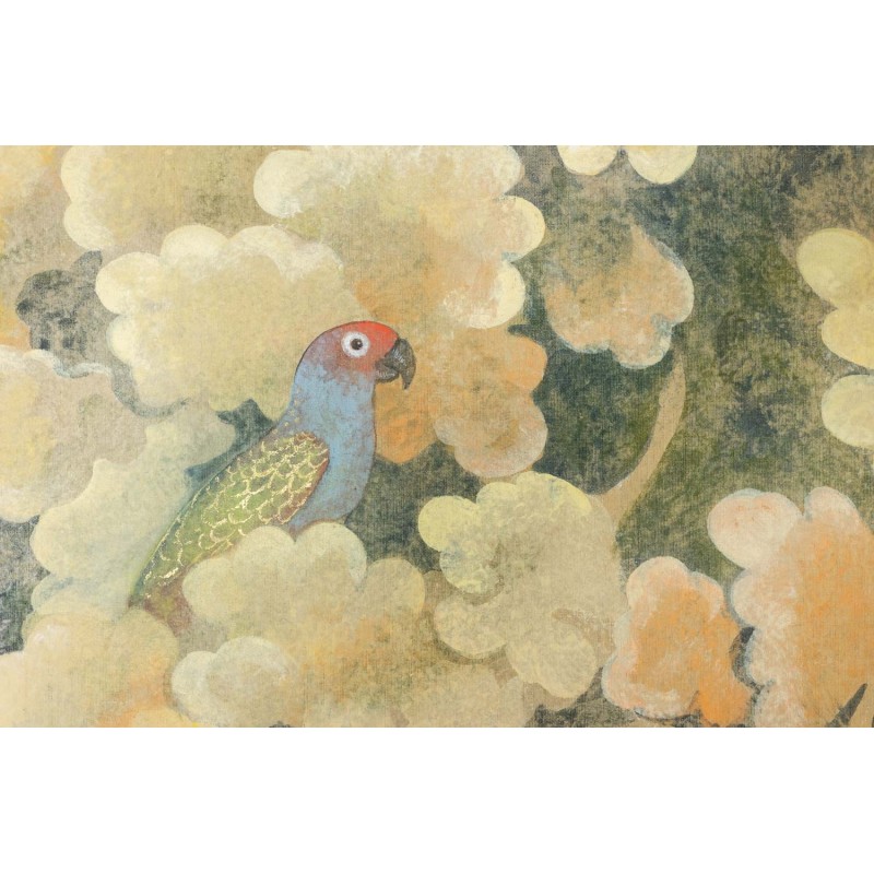 Vintage painting representing birds