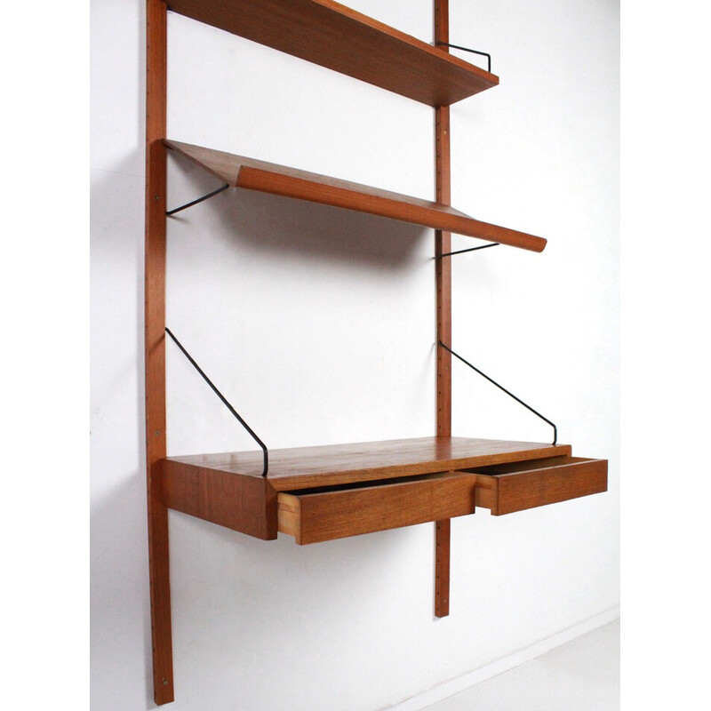 Vintage Royal System teak wall unit by Poul Cadovius for Cado
