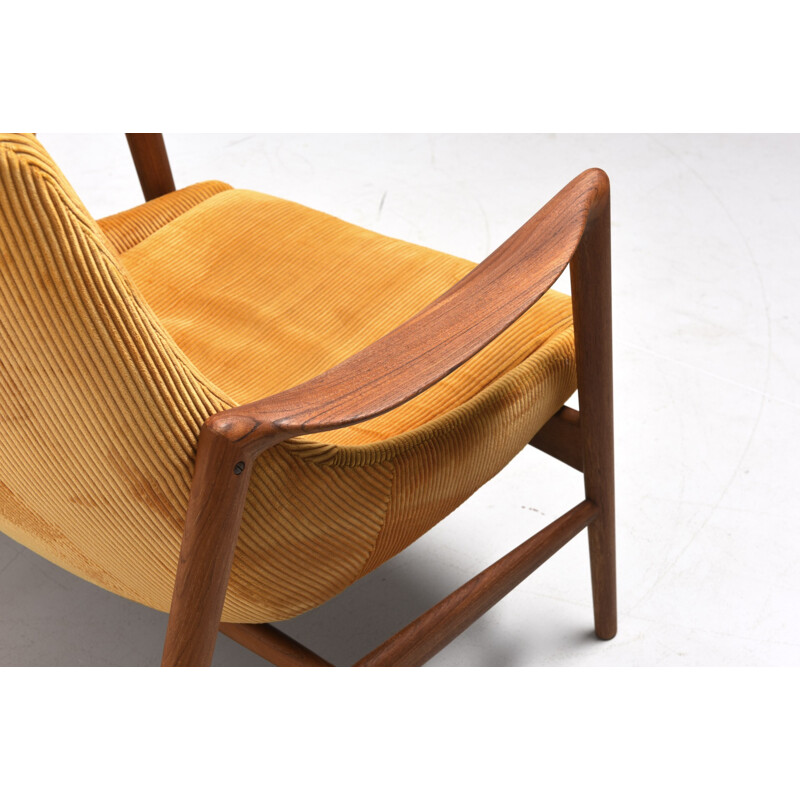 Paire de fauteuils orange by Rastad & Relling - 1950