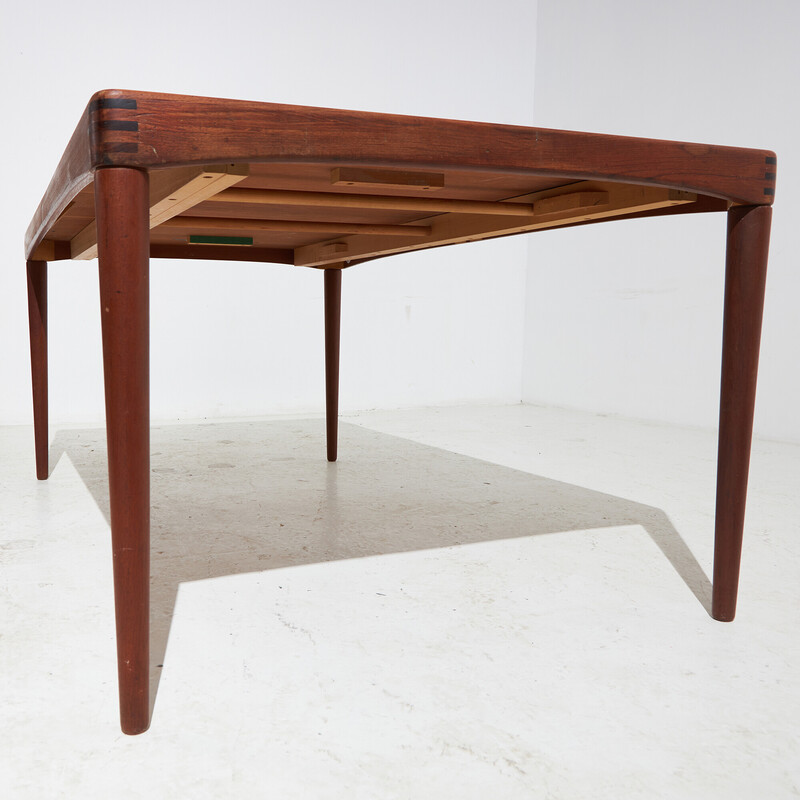 Vintage teak dining table by H.W. Klein for Bramin, Denmark