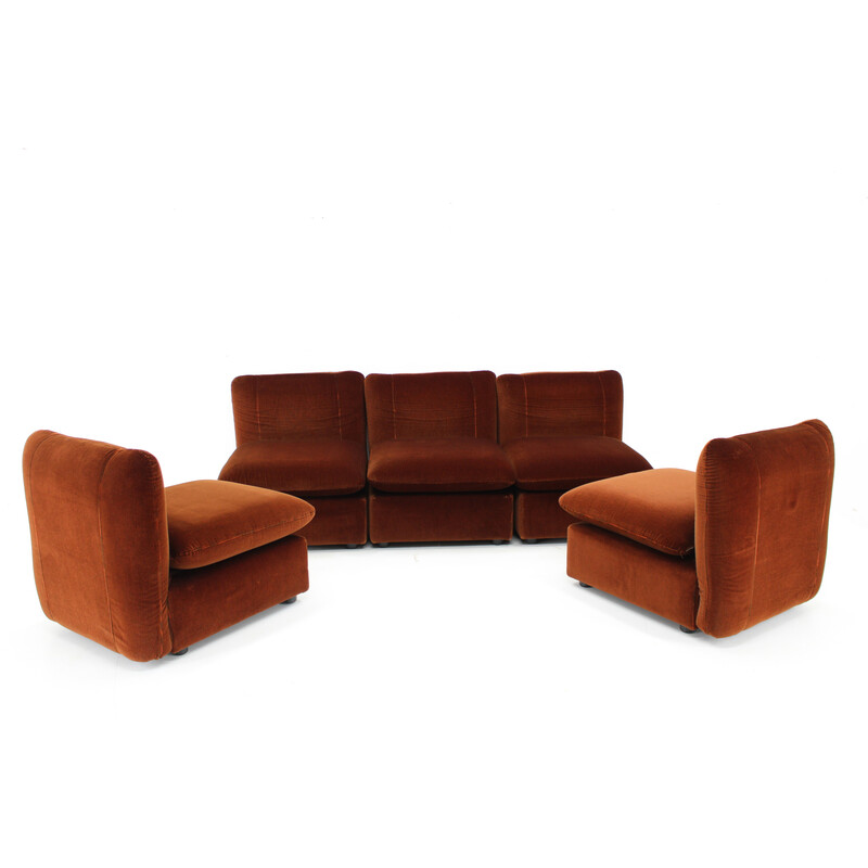 Modulares 3-Sitzer-Sofa Vintage, Italien 1970