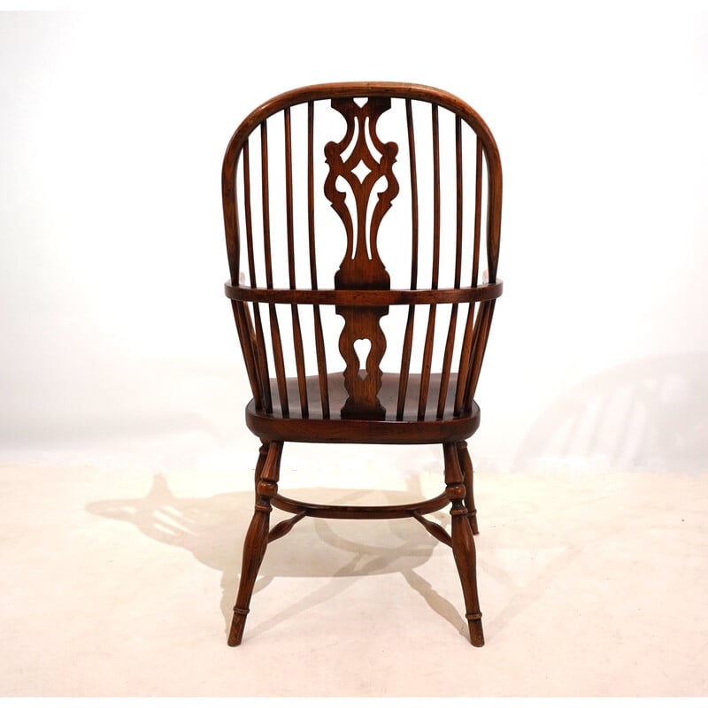 Cadeira Windsor vintage com braços, Inglaterra