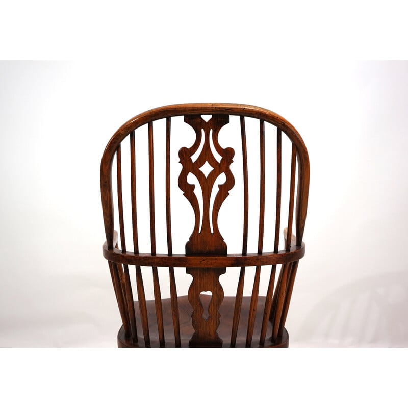 Vintage Windsor chair with armrests, England