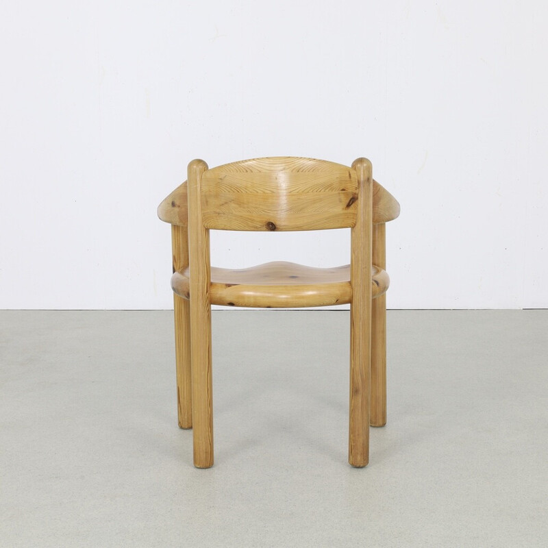 Set of 4 vintage pine dining chairs by Rainer Daumiller for Hirtshals Savvaerk, Denmark 1970