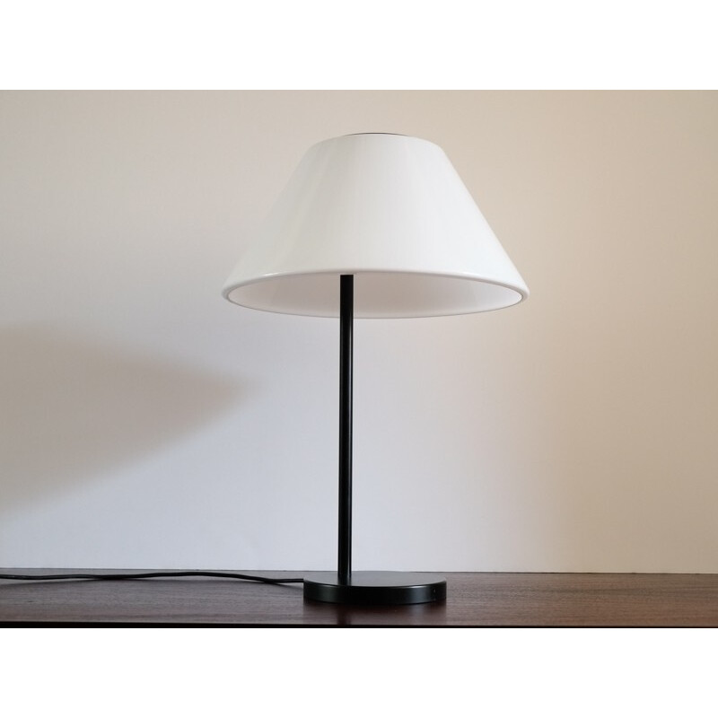 Lampe de table en noir et blanc de Louis Poulsen - 1960