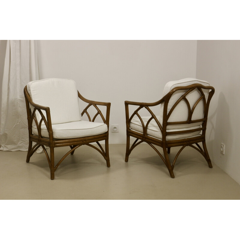 Paire de fauteuils vintage par de John et Elinor McGuire, 1970