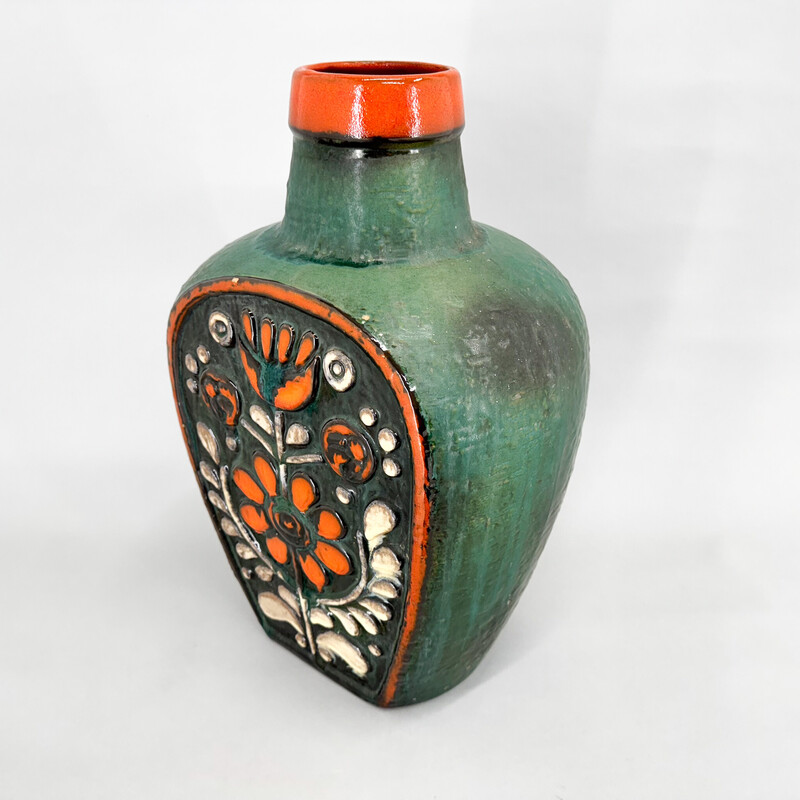 Vase de sol vintage en céramique par Dieter Peter pour Carstens Toennieshof, Allemagne 1972