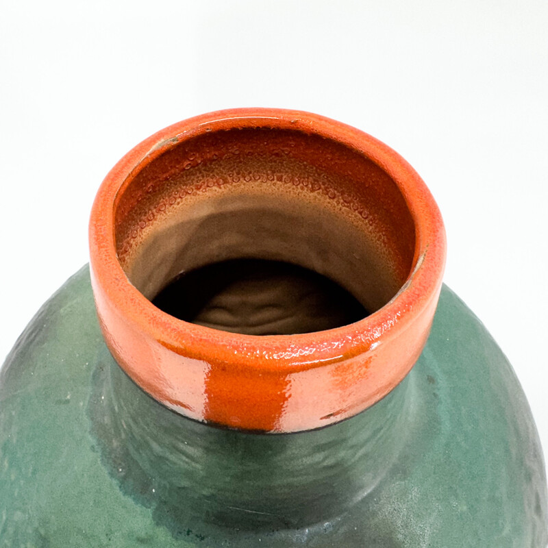 Vase de sol vintage en céramique par Dieter Peter pour Carstens Toennieshof, Allemagne 1972