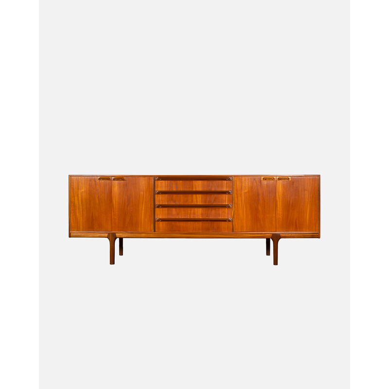 Vintage Dunbar sideboard in teak wood by T. Robertson for A.H. Mcintosh, 1965