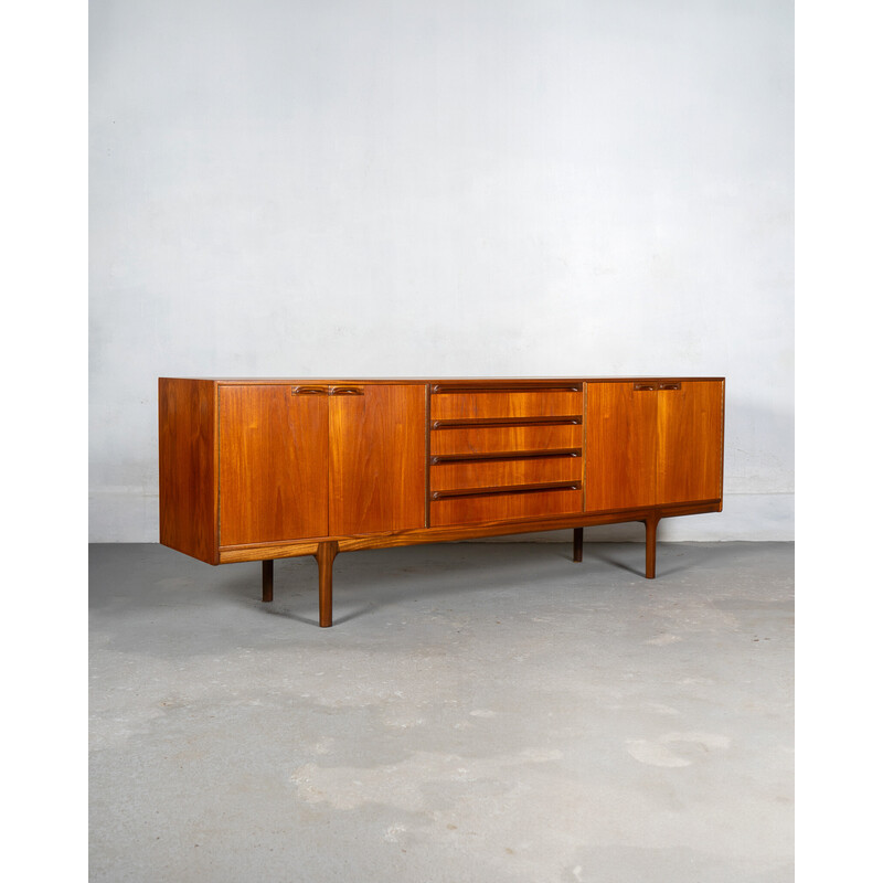 Vintage Dunbar sideboard in teak wood by T. Robertson for A.H. Mcintosh, 1965