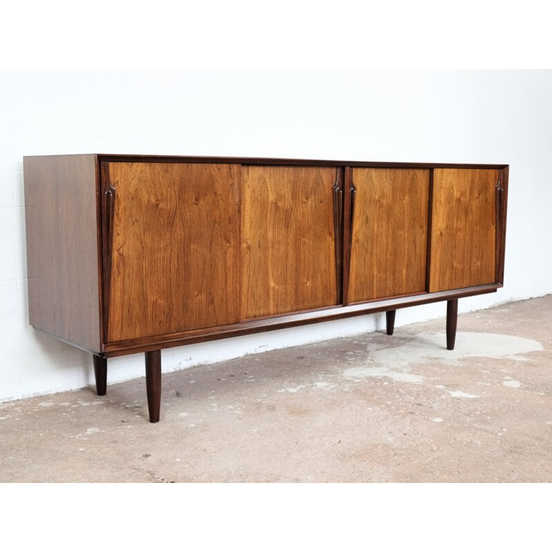 Compact sideboard in rosewood by Omann Jun - 1960s