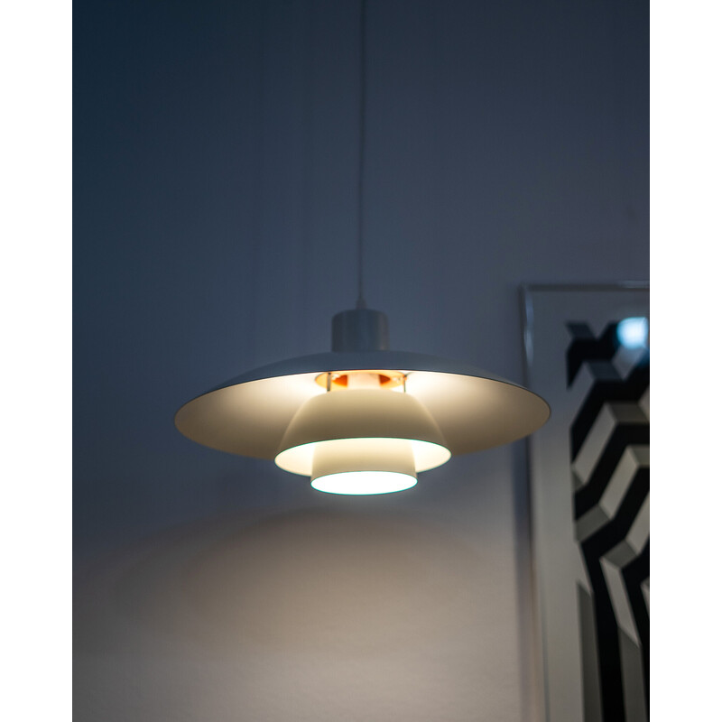 Vintage white PH 4/3 pendant lamp by Poul Henningsen for Louis Poulsen, Denmark 1971