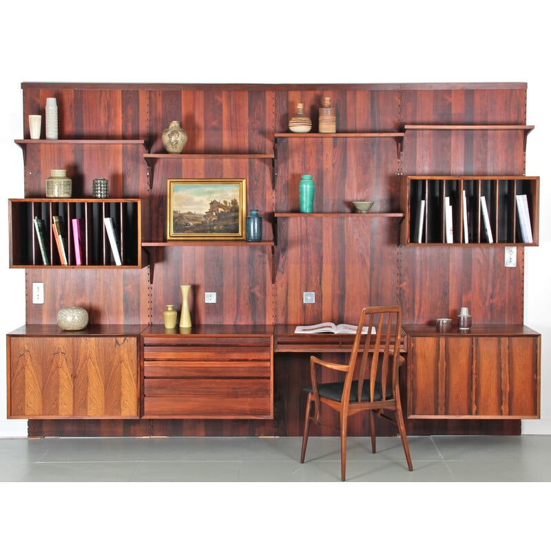 Vintage Cado Wall shelf in Rio rosewood by Poul Cadovious