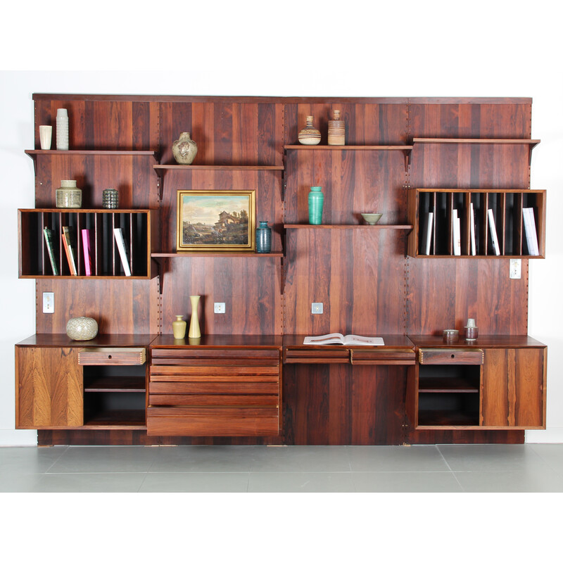 Vintage Cado Wall shelf in Rio rosewood by Poul Cadovious